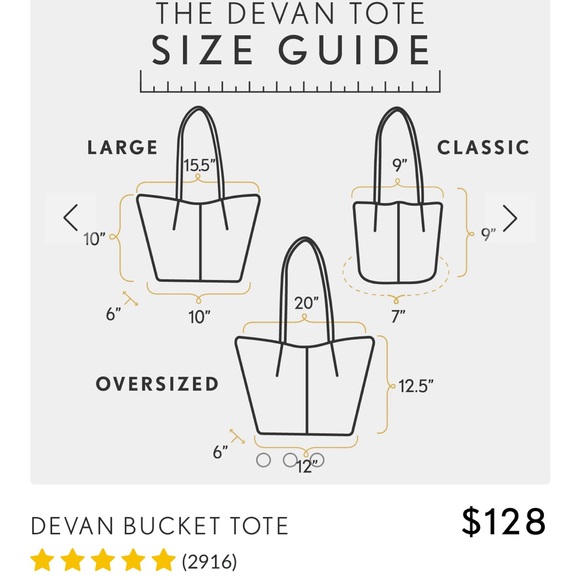 Portland Leather Aqua Classic Devan Bucket Tote - Picture 12 of 12